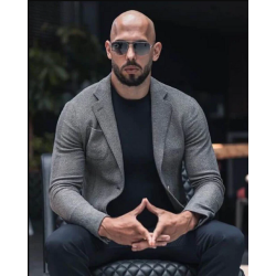 Top G Cobra Andrew Tate Grey Blazer